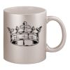 11oz Metallic Silver Mug Thumbnail