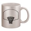 11oz Metallic Silver Mug Thumbnail