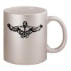 11oz Metallic Silver Mug Thumbnail