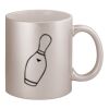 11oz Metallic Silver Mug Thumbnail