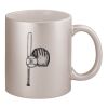 11oz Metallic Silver Mug Thumbnail