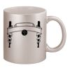 11oz Metallic Silver Mug Thumbnail