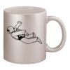 11oz Metallic Silver Mug Thumbnail