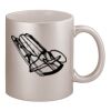 11oz Metallic Silver Mug Thumbnail