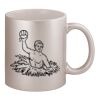 11oz Metallic Silver Mug Thumbnail