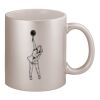 11oz Metallic Silver Mug Thumbnail