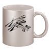 11oz Metallic Silver Mug Thumbnail