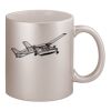 11oz Metallic Silver Mug Thumbnail