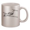 11oz Metallic Silver Mug Thumbnail