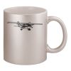 11oz Metallic Silver Mug Thumbnail
