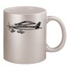 11oz Metallic Silver Mug Thumbnail