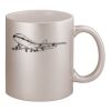 11oz Metallic Silver Mug Thumbnail