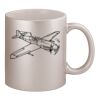 11oz Metallic Silver Mug Thumbnail