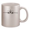 11oz Metallic Silver Mug Thumbnail
