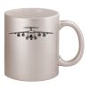 11oz Metallic Silver Mug Thumbnail