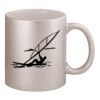 11oz Metallic Silver Mug Thumbnail