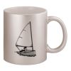 11oz Metallic Silver Mug Thumbnail