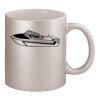 11oz Metallic Silver Mug Thumbnail