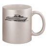 11oz Metallic Silver Mug Thumbnail
