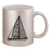 11oz Metallic Silver Mug Thumbnail