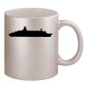 11oz Metallic Silver Mug Thumbnail