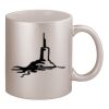 11oz Metallic Silver Mug Thumbnail