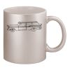 11oz Metallic Silver Mug Thumbnail