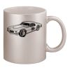 11oz Metallic Silver Mug Thumbnail