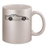 11oz Metallic Silver Mug Thumbnail