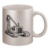 11oz Metallic Silver Mug Thumbnail