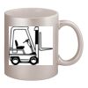 11oz Metallic Silver Mug Thumbnail
