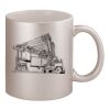 11oz Metallic Silver Mug Thumbnail