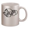 11oz Metallic Silver Mug Thumbnail
