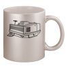 11oz Metallic Silver Mug Thumbnail