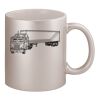11oz Metallic Silver Mug Thumbnail