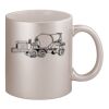 11oz Metallic Silver Mug Thumbnail