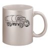 11oz Metallic Silver Mug Thumbnail