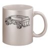 11oz Metallic Silver Mug Thumbnail