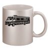 11oz Metallic Silver Mug Thumbnail