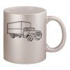 11oz Metallic Silver Mug Thumbnail