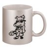 11oz Metallic Silver Mug Thumbnail