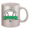 11oz Metallic Silver Mug Thumbnail