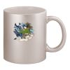 11oz Metallic Silver Mug Thumbnail