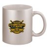 11oz Metallic Silver Mug Thumbnail
