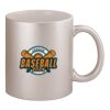 11oz Metallic Silver Mug Thumbnail