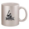 11oz Metallic Silver Mug Thumbnail