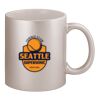 11oz Metallic Silver Mug Thumbnail