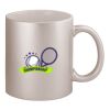 11oz Metallic Silver Mug Thumbnail