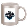 11oz Metallic Silver Mug Thumbnail