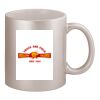 11oz Metallic Silver Mug Thumbnail
